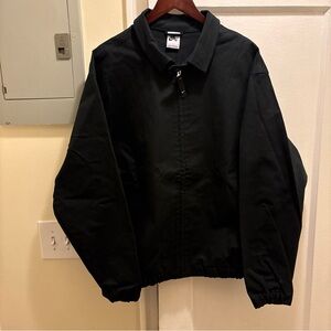 NikeSB Men's Classic Black Canvas zip up jacket size Large